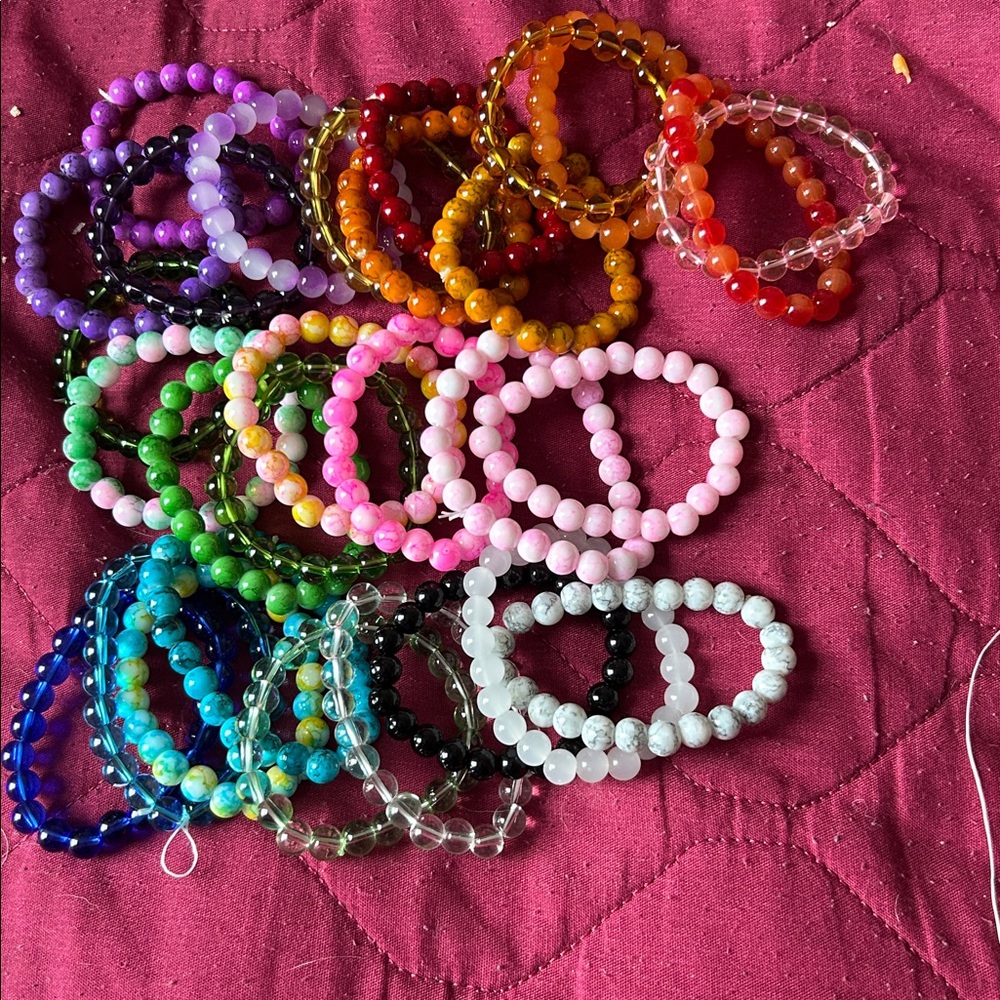 Stretch bracelets(lot)